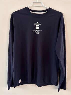 Vancouver 2010 Long Sleeve Crewneck Shirt - Black (Men’s Medium)